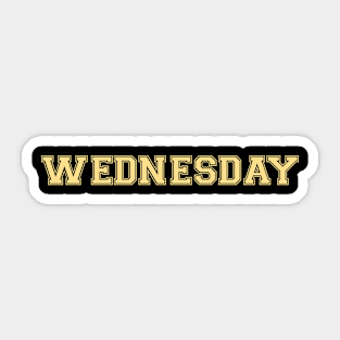 Luxurious Black and Gold Shirt of the Day -- Wednesday Sticker